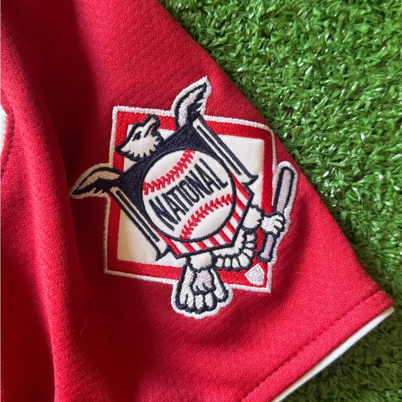 Atlanta Braves Nike Jersey Mens M Chipper Jones Baseball Y2K MLB Vintage - Picture 5 of 10